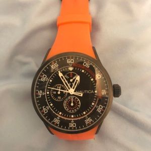 Nautica watch with rubber strap